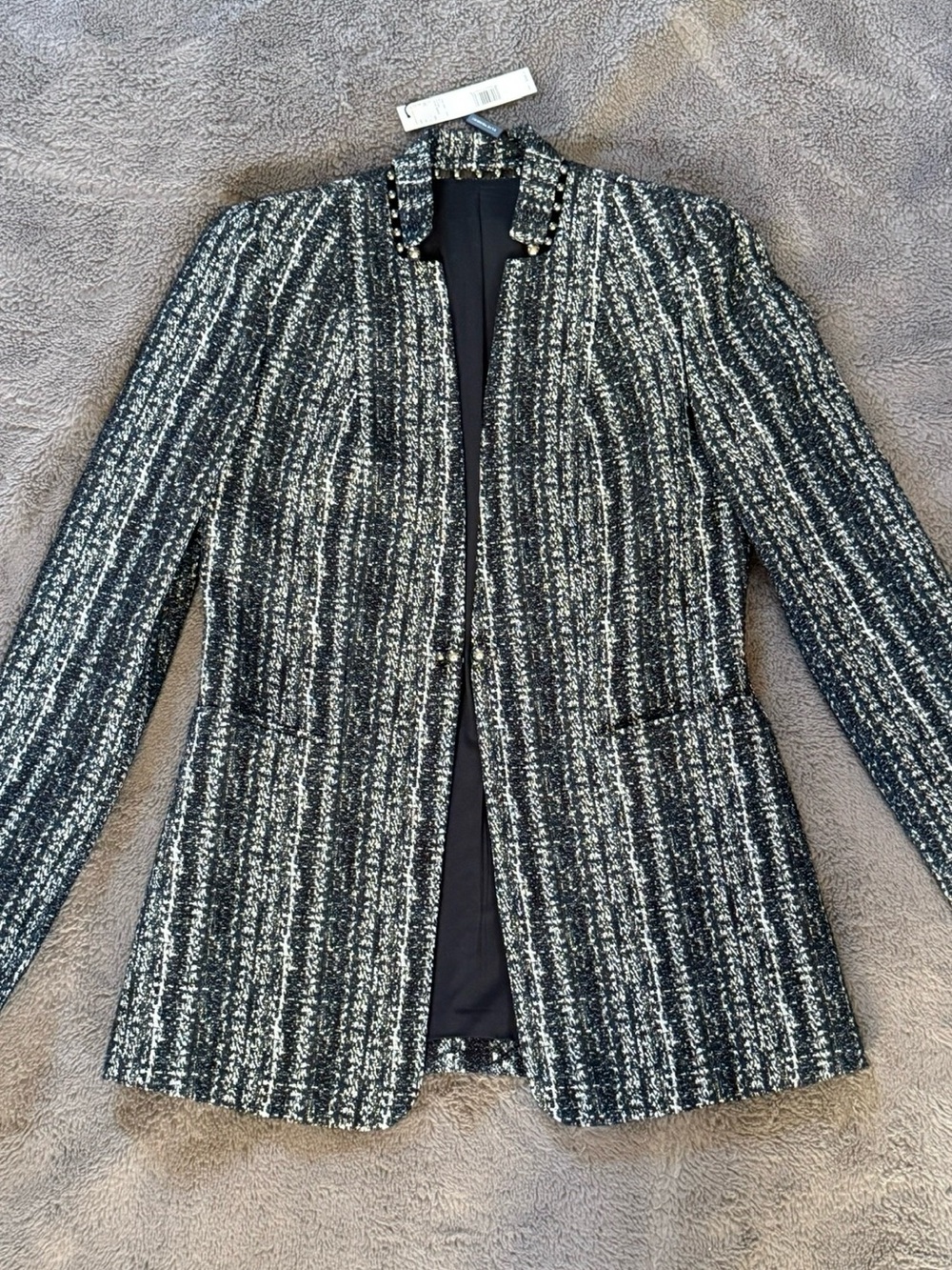 Brand New with Tags Elie Tahari Bonnie Tweed Blazer Size 0